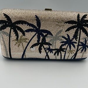 Judith Leiber Aracales Crystal Rectangle Clutch